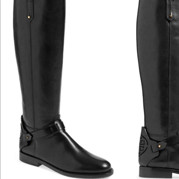 tory burch derby riding boots